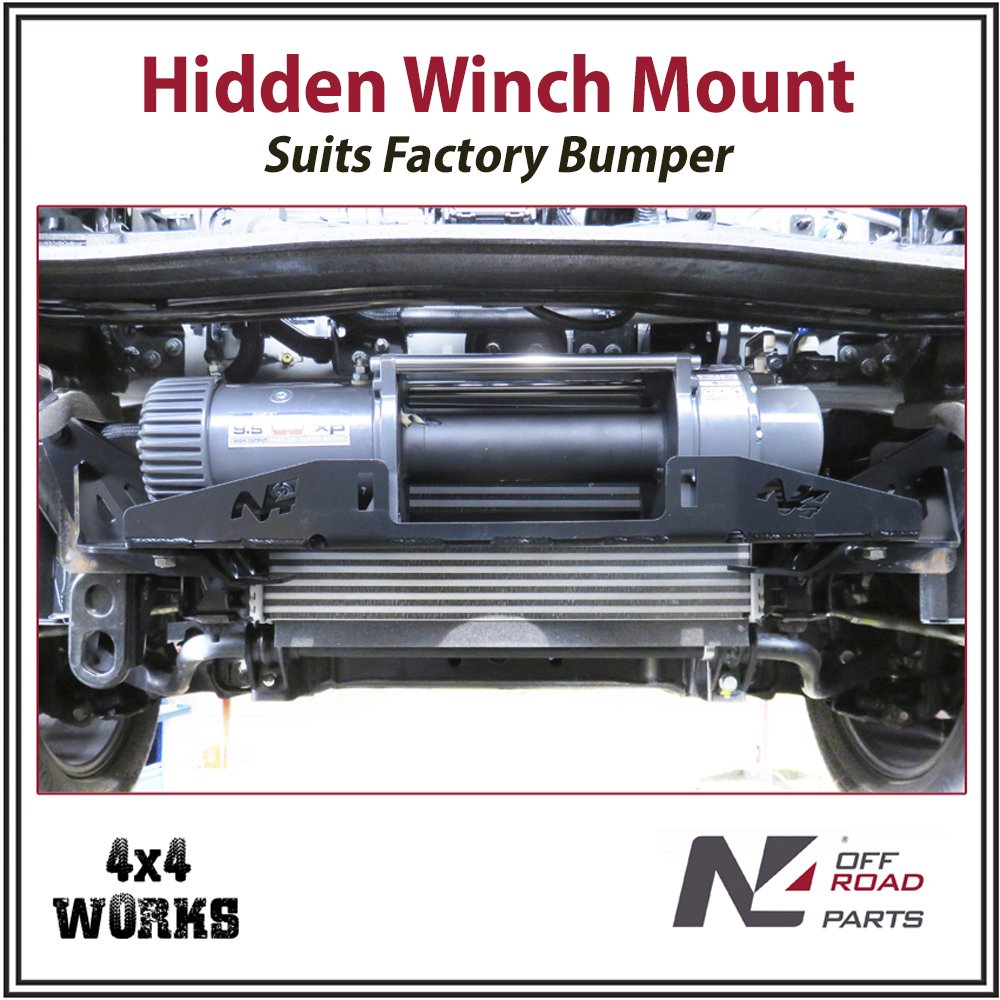 N4 Hidden Winch Mount Plate Volkswagen VW Crafter 2007-18