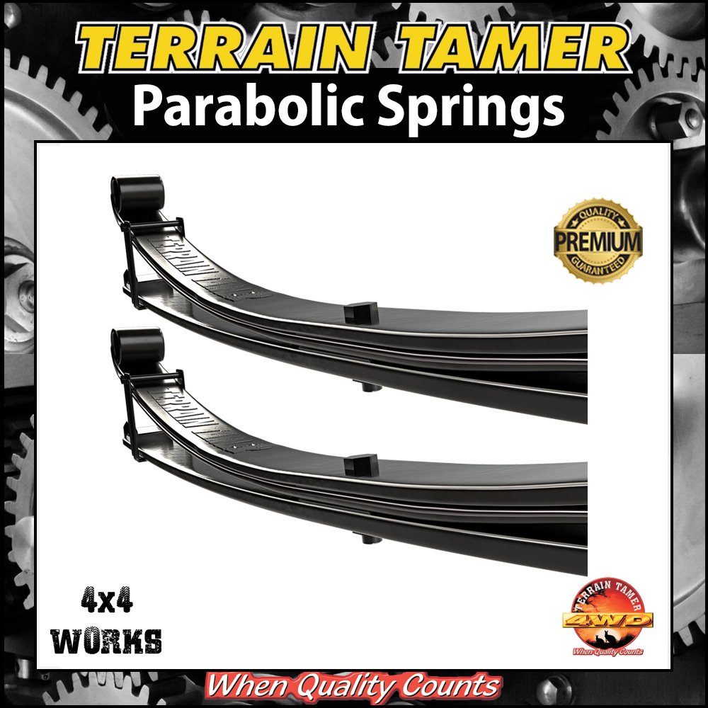 Terrain Tamer Parabolic Leaf Springs Toyota Land Cruiser 78 79 Series PAIR