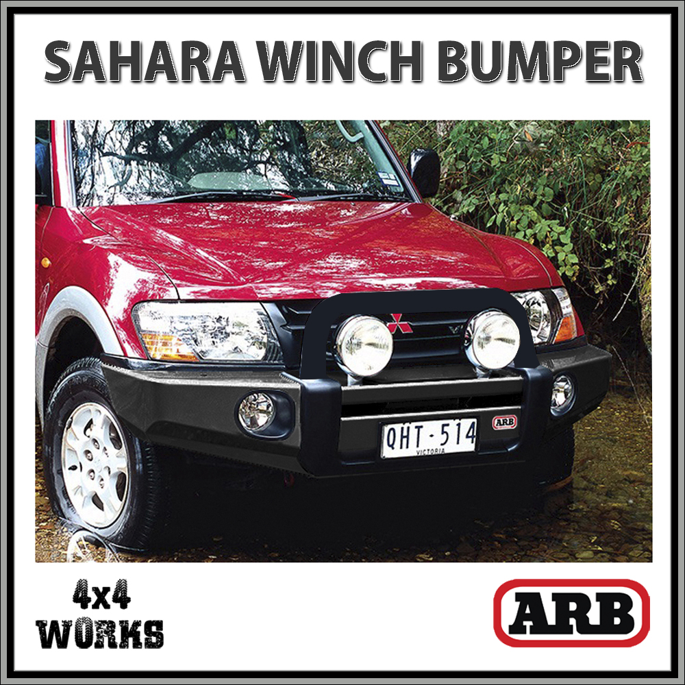 ARB Sahara Winch Bumper Bar Mitsubishi Shogun Pajero Montero 2000-2007 (NM GLS) No Tube
