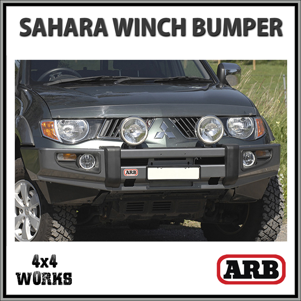 ARB Sahara Winch Bumper Bar Mitsubishi Challenger Shogun Montero Sport 2010-2013 No Tube