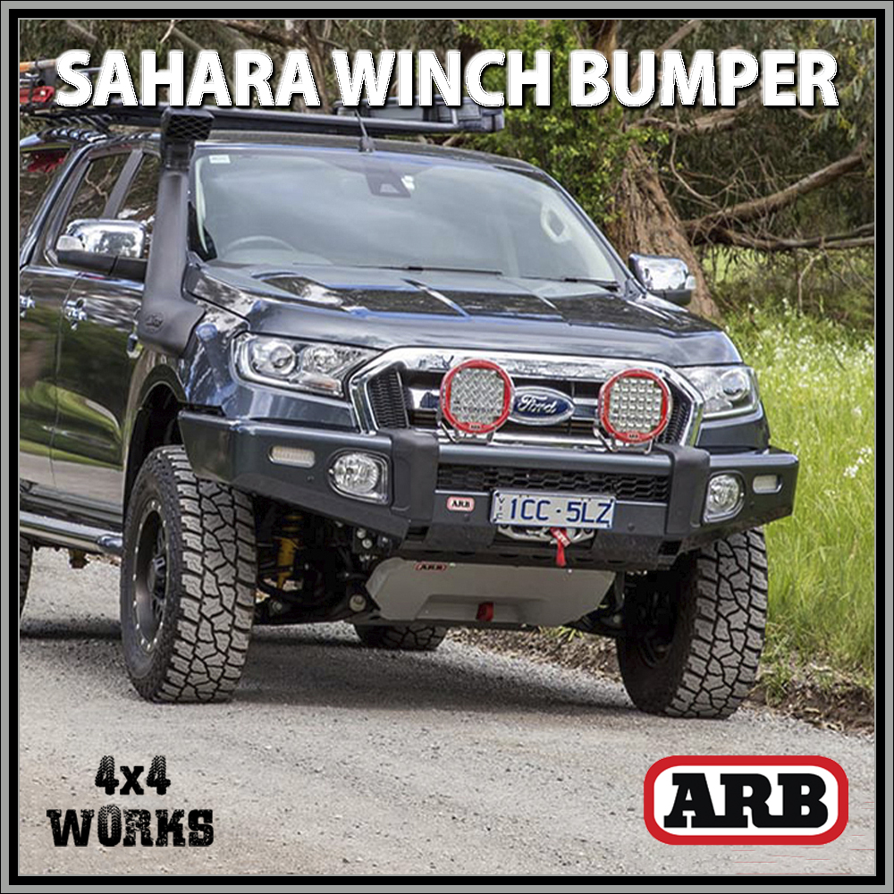 ARB Sahara Winch Bumper Bar Nissan Navara NP300 D23 2015-on No Tube
