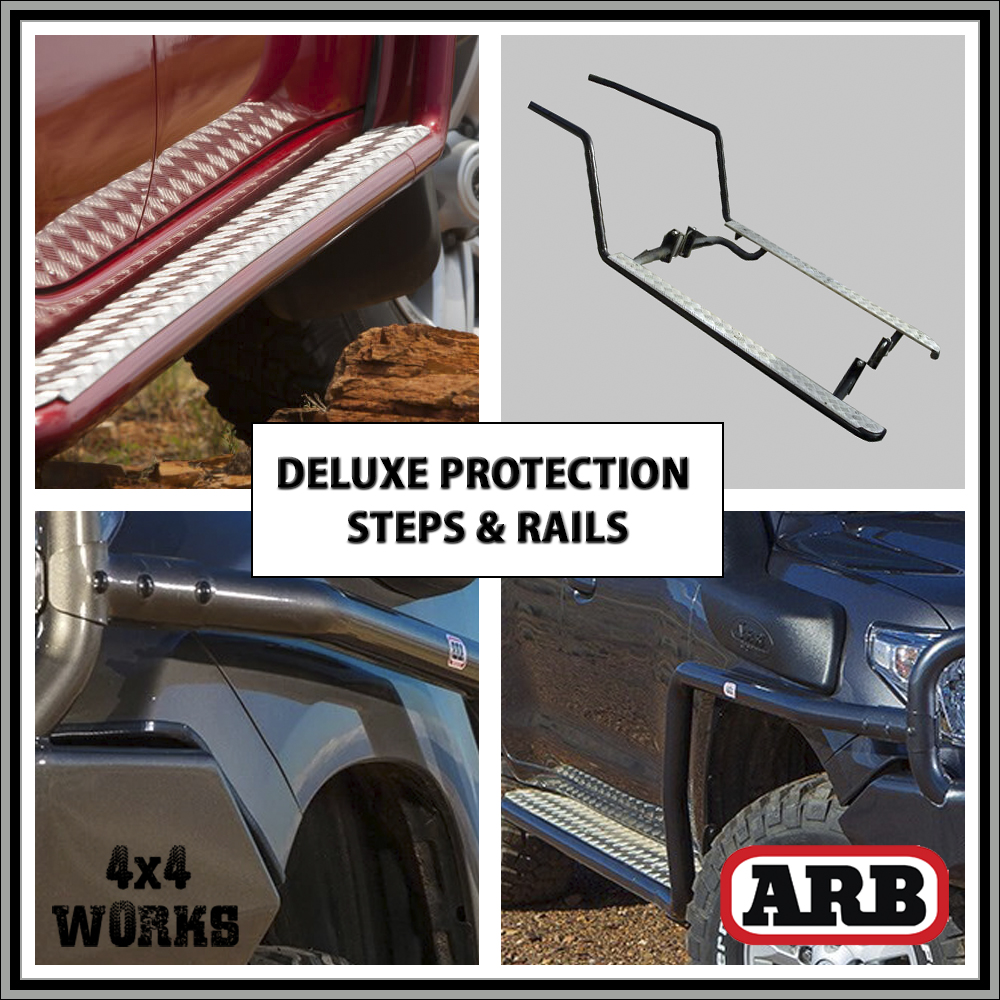 ARB Protection Side Steps and Rails Volkswagen VW Amarok Series 1 2010-on
