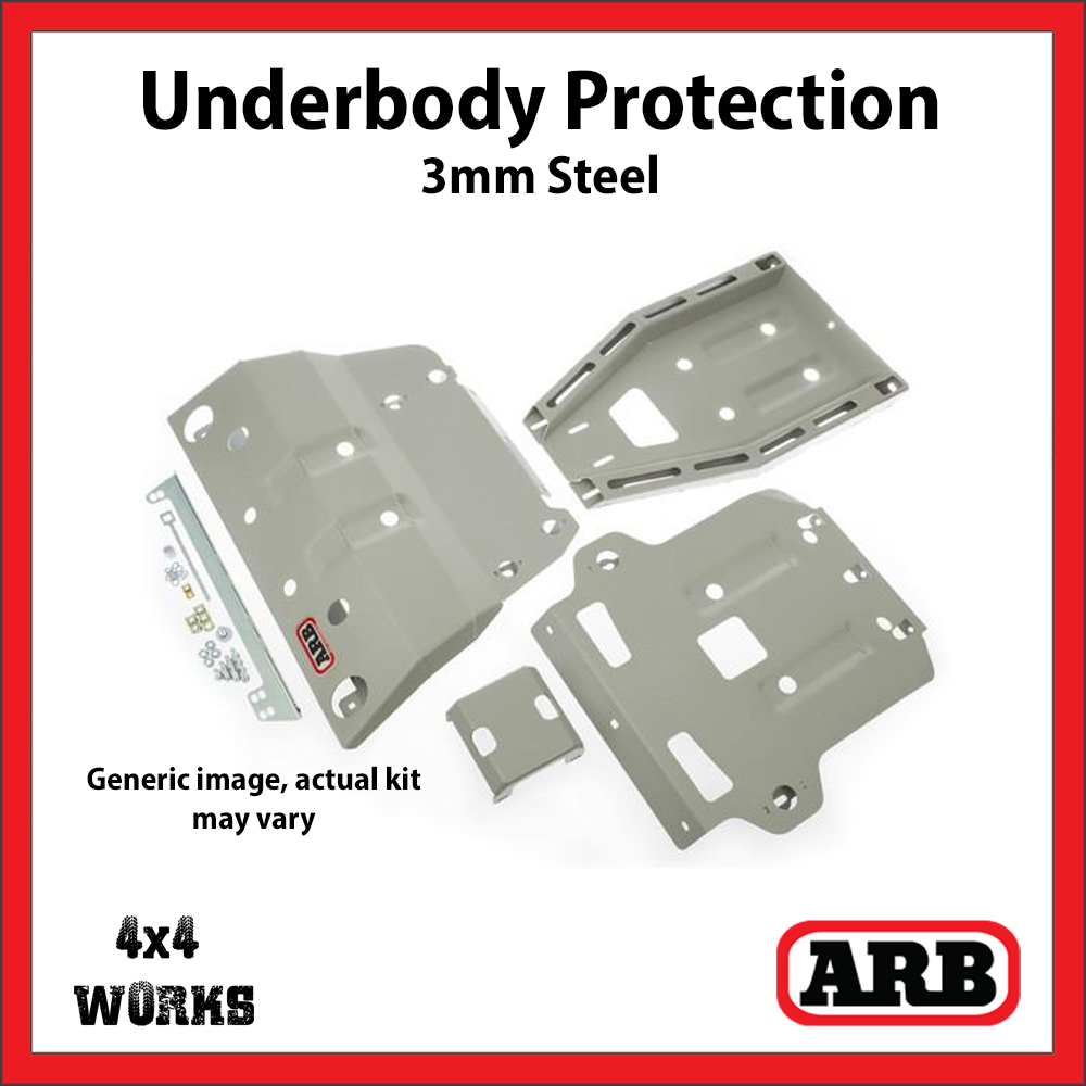 ARB Underbody Protection Kit UVP Toyota Land Cruiser Prado 150 Series 2009-on Bash Skid Plate
